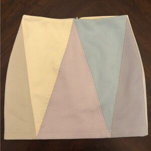 Colorblock Women's Skirt